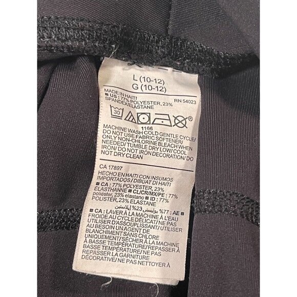 Old Navy Girl's Black Power Soft Biker Shorts SIZE-L(10-12) - Picture 4 of 5